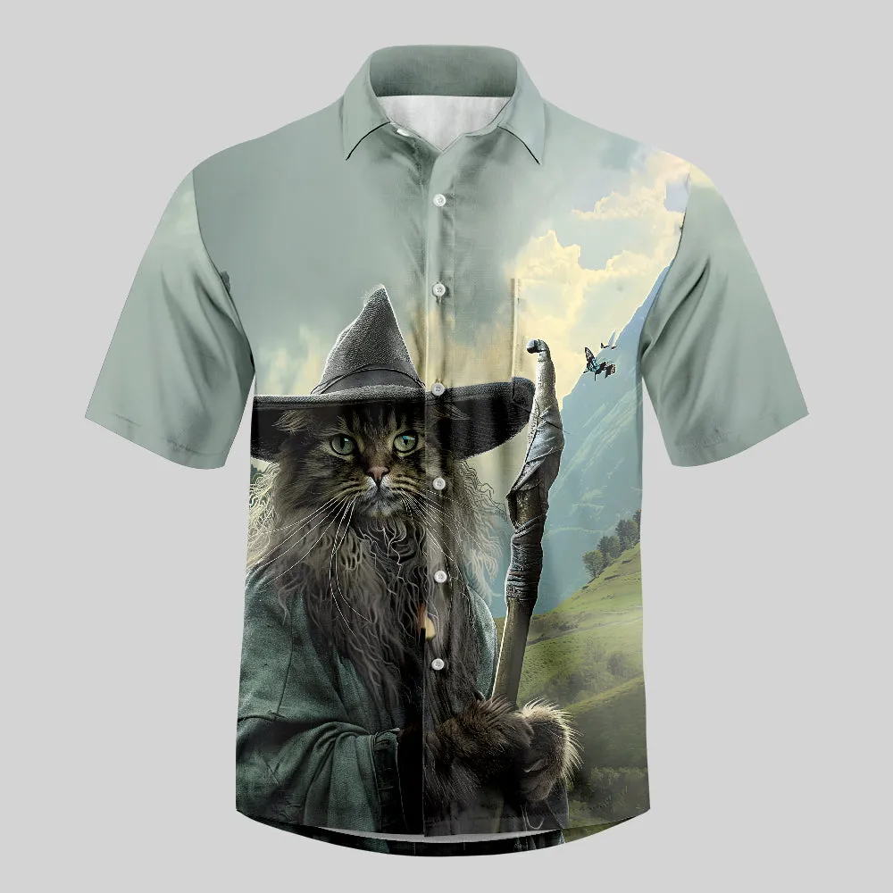 Catdalf Button Up Pocket Shirt