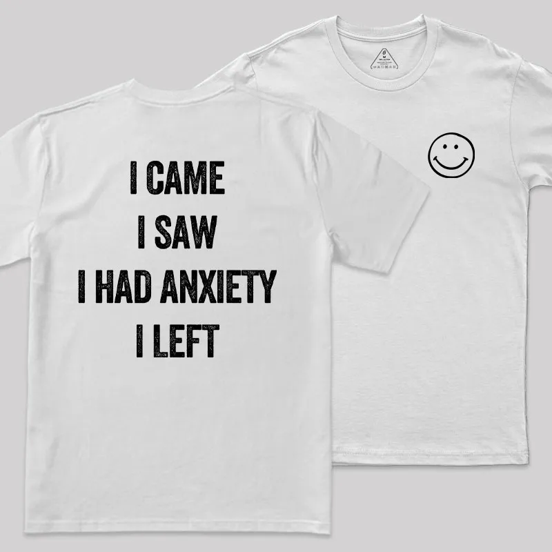 Social Anxiety Chronicles Front and Back Printed Geek T-Shirt - Image 11