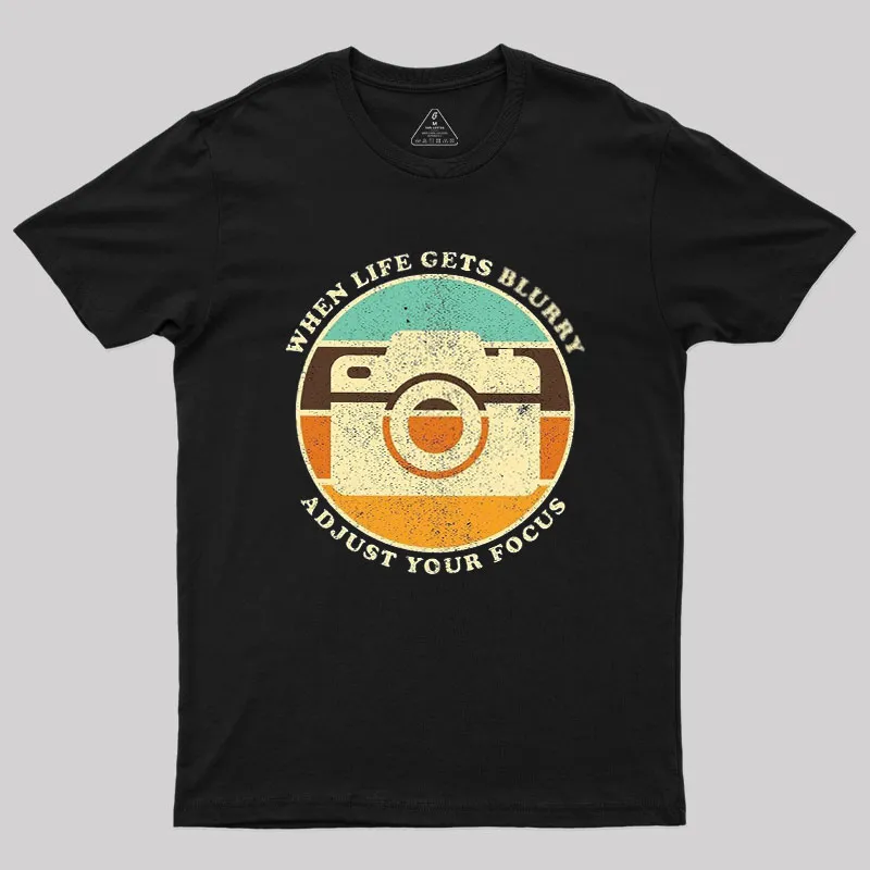 Vintage Camera Quote Geek T-Shirt - Image 2