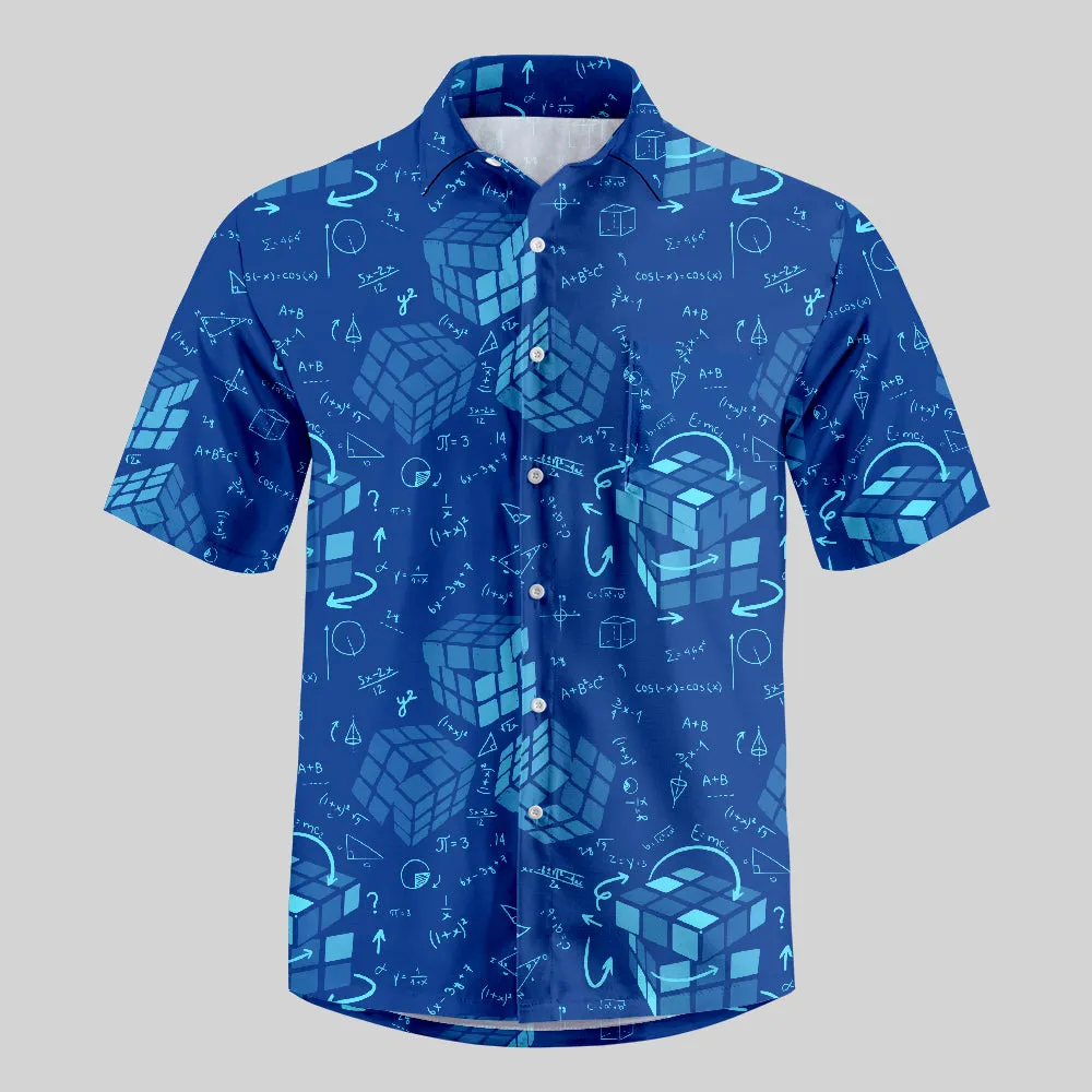 Wonderful Formula and Magic Cube Button Up Pocket Shirt - Image 2