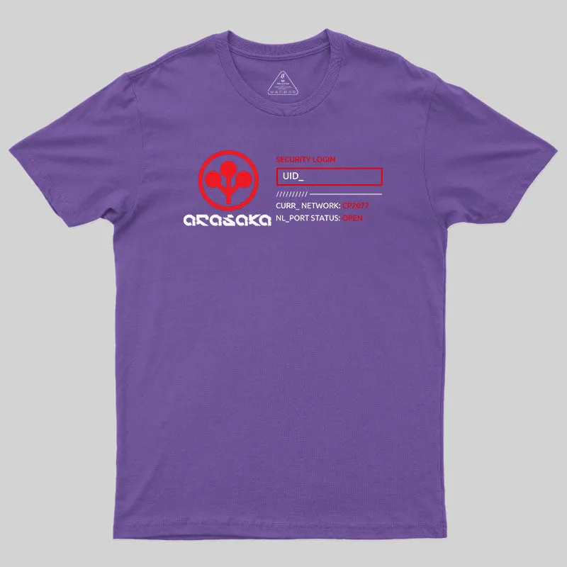 Arasaka Terminal-Cyberpunk 2077 T-Shirt - Image 6