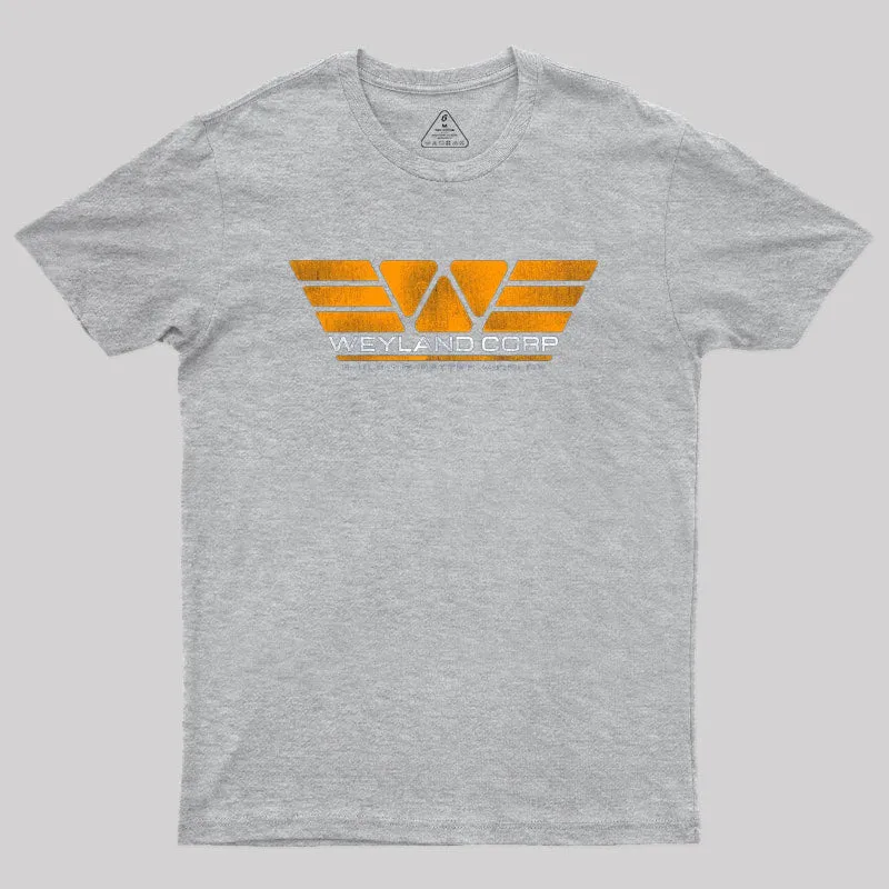 Weyland Corp Building Better Worlds Geek T-Shirt - Image 4