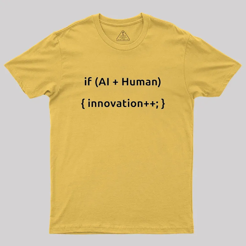 AI And Human Geek T-Shirt - Image 8