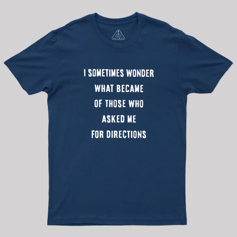 Alternative view of Asking For Directions Geek T-Shirt