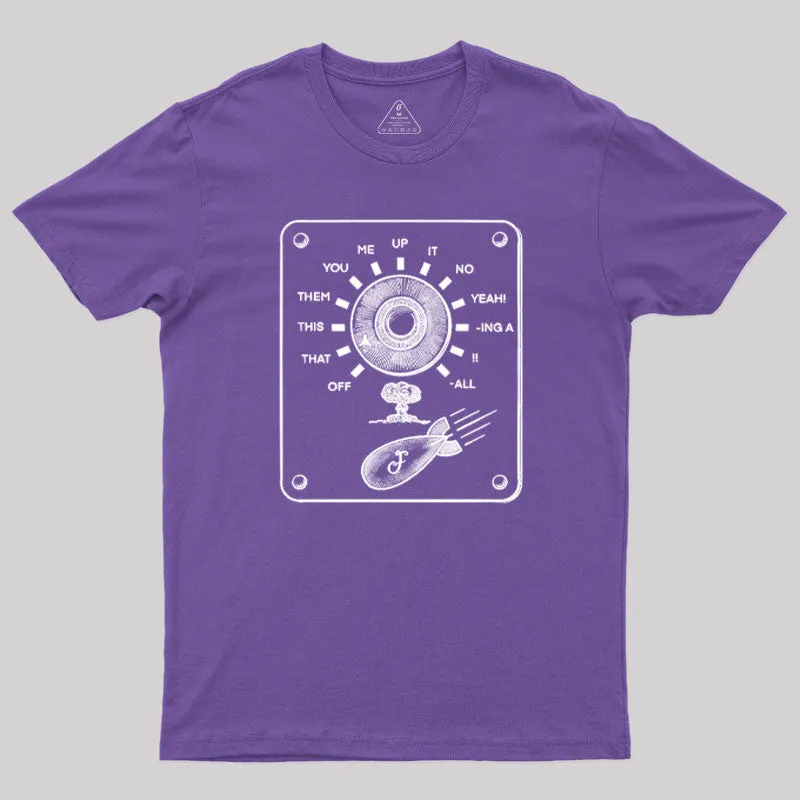 F-Bomb Selector Royal Remix T-Shirt - Image 6