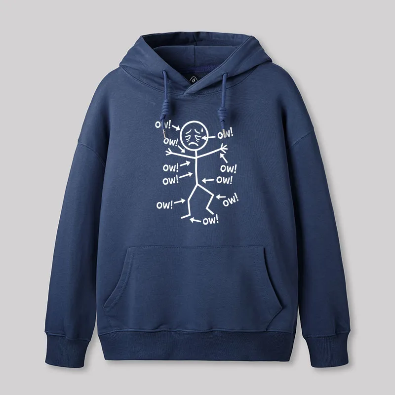 Ow Ow Ow Geek Hoodie - Image 7