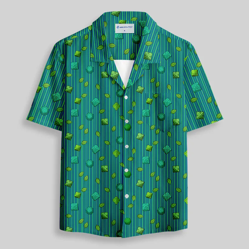 DND Mystic Green Button Up Pocket Shirt - Image 2