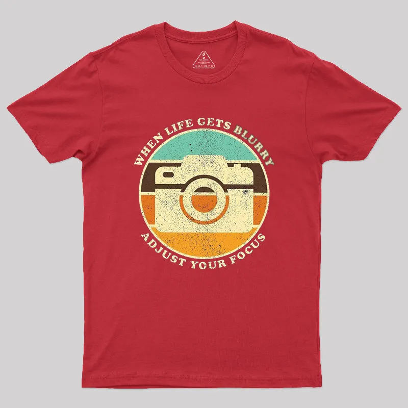 Vintage Camera Quote Geek T-Shirt - Image 4