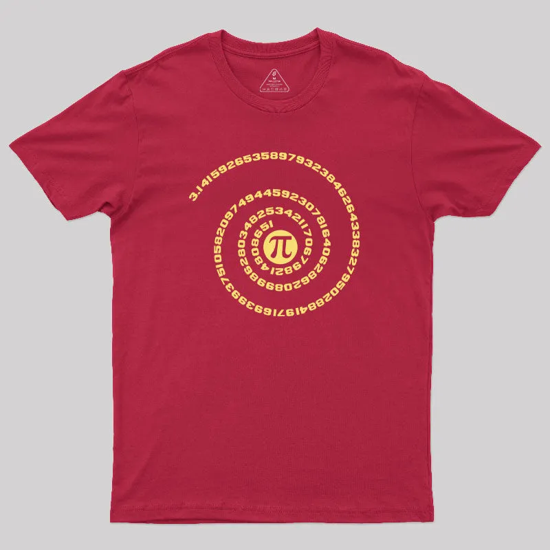 Pi Vortex Geek T-Shirt - Image 5