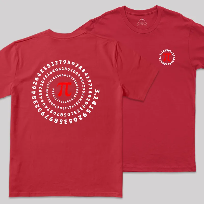 Infinite Circle Front and Back Printed Geek T-Shirt - Image 7