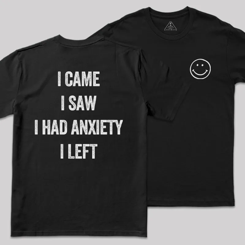 Social Anxiety Chronicles Front and Back Printed Geek T-Shirt