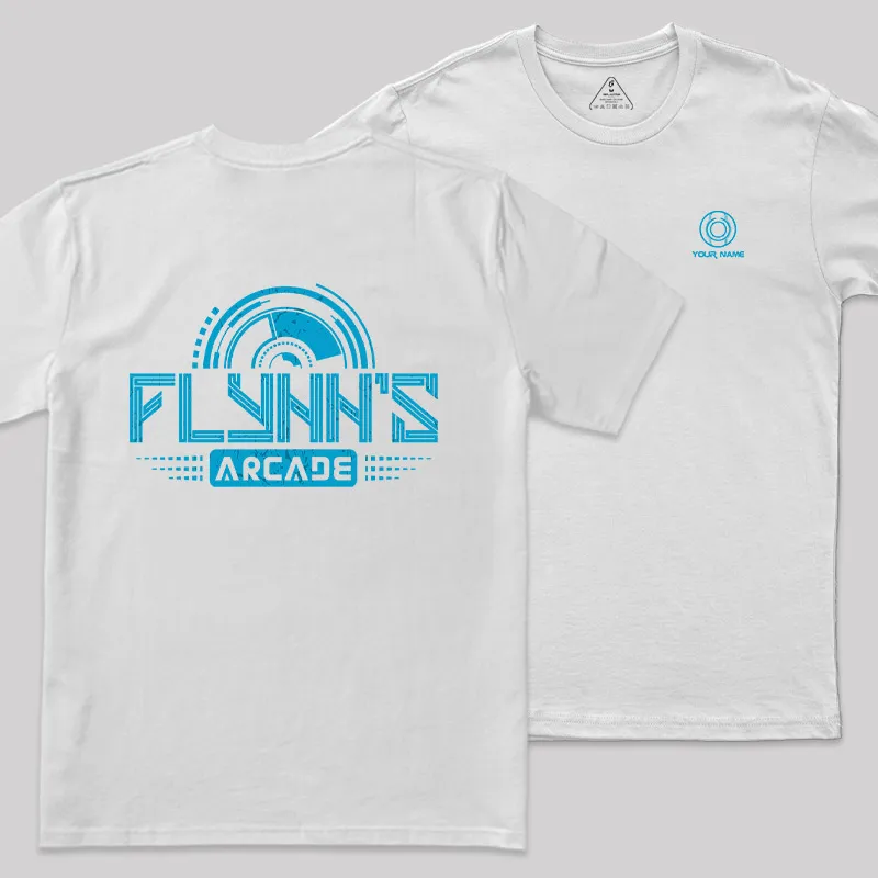 Personalized Flynn's Arcade Geek T-Shirt - Image 10