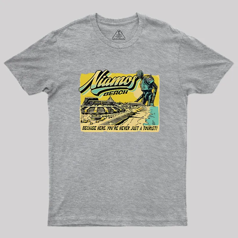 Niamos Beach Geek T-Shirt - Image 4