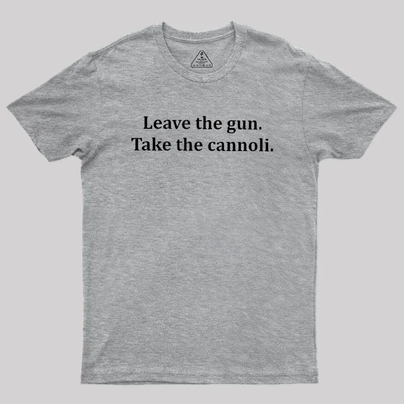 Take The Cannoli Geek T-Shirt - Image 4