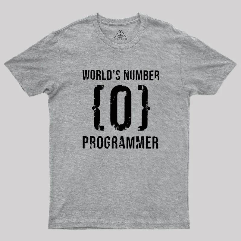World's Number Programer Geek T-Shirt - Image 4
