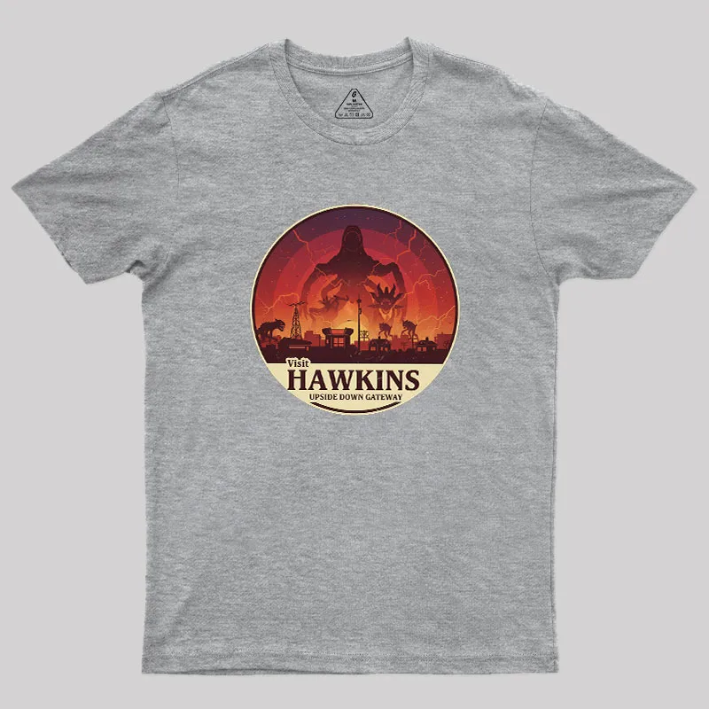 Visit Hawkins Geek T-Shirt - Image 4