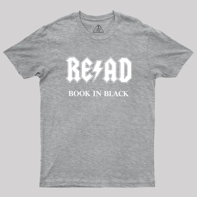 RE/AD - Book In Black Geek T-Shirt - Image 4