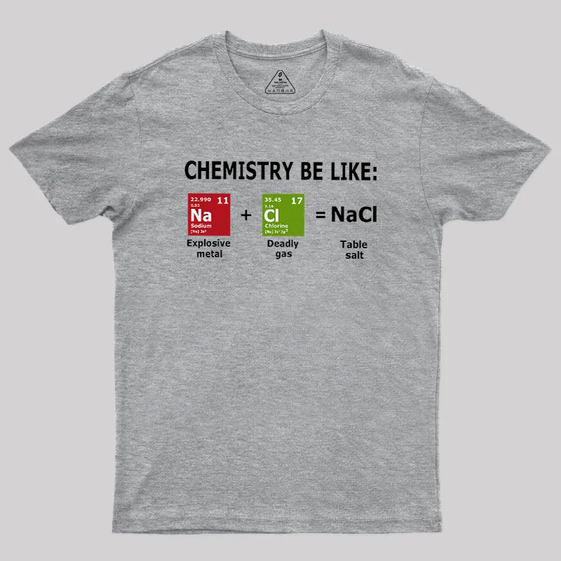 Chemistry Be Like Geek T-Shirt - Image 4