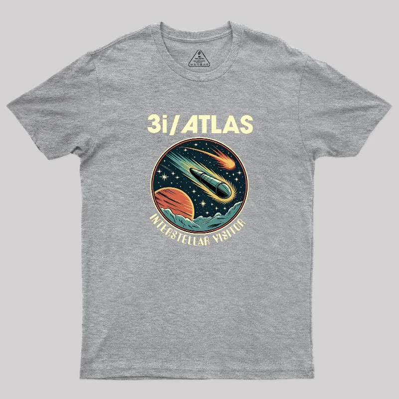 3I/ATLAS Interstellar Visitor 2025 Geek T-Shirt - Image 4