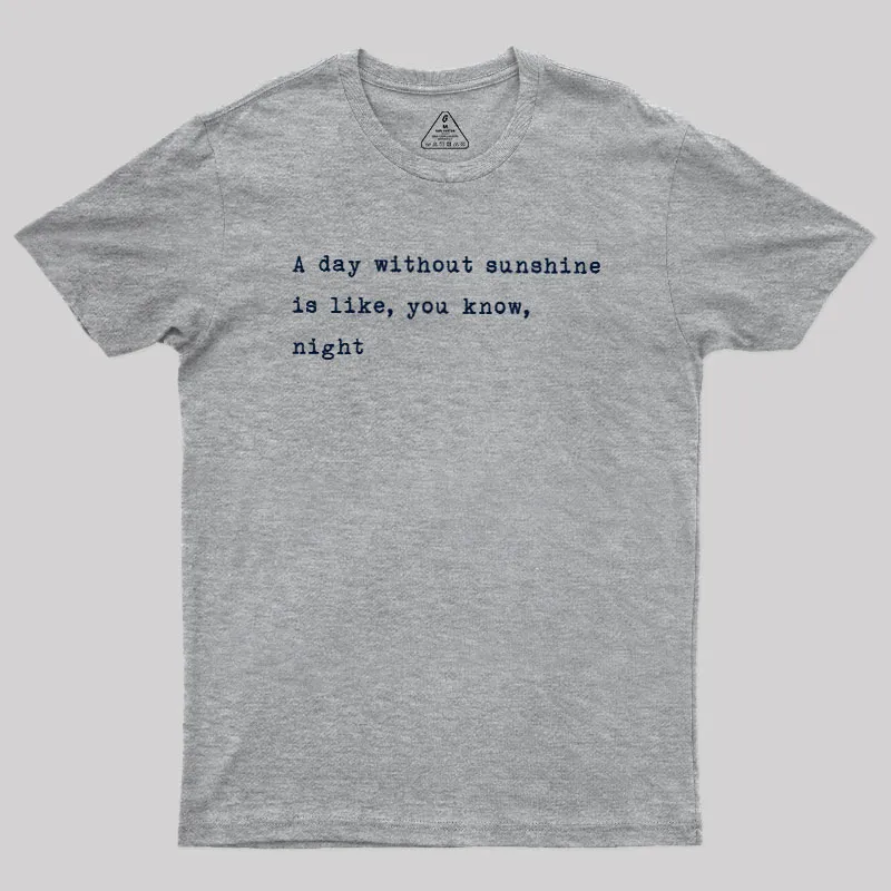 You Know Night Geek T-Shirt - Image 4