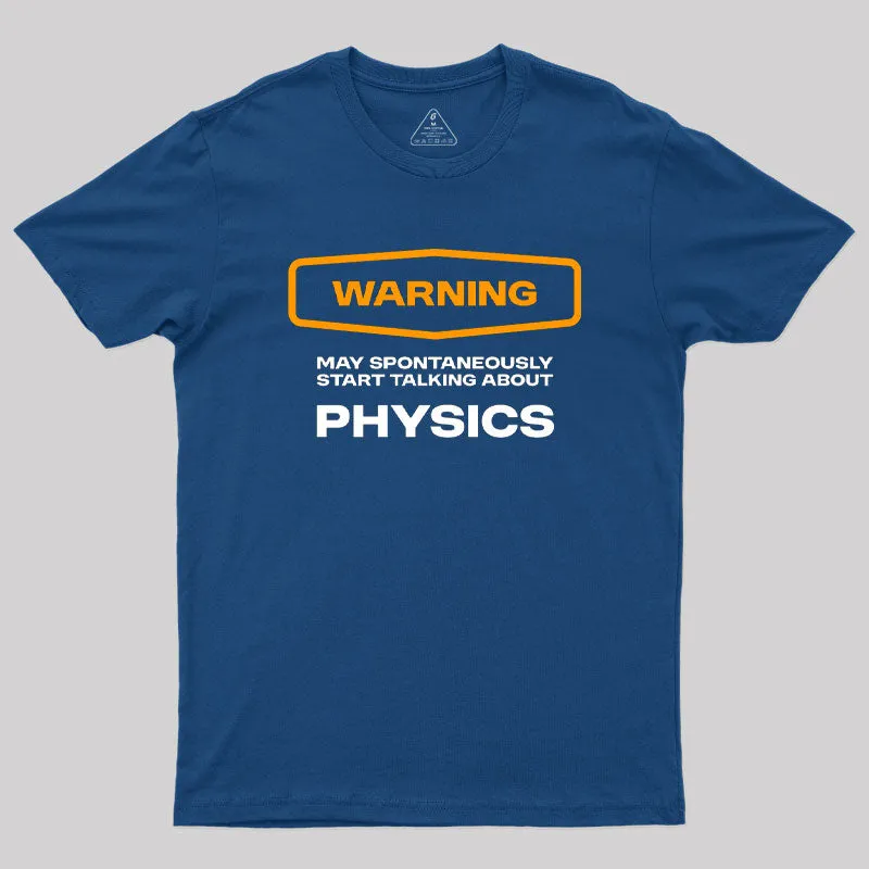 Alternative view of Funny Nerdy Warning T-Shirt
