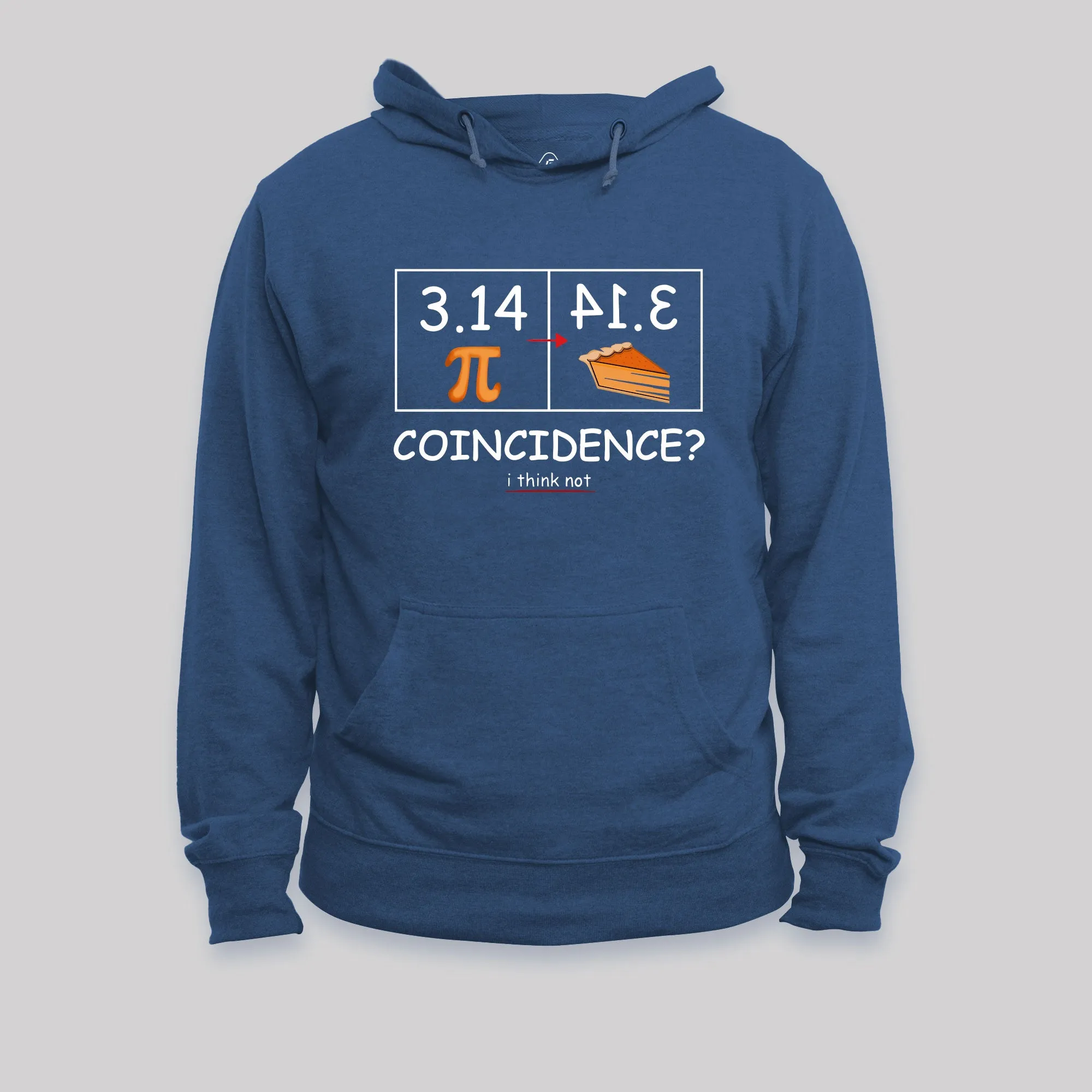 Alternative view of Pi Pie Math Professor Hoodie