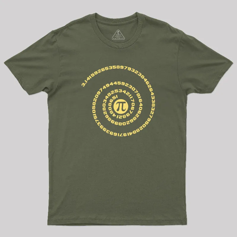 Pi Vortex Geek T-Shirt - Image 3