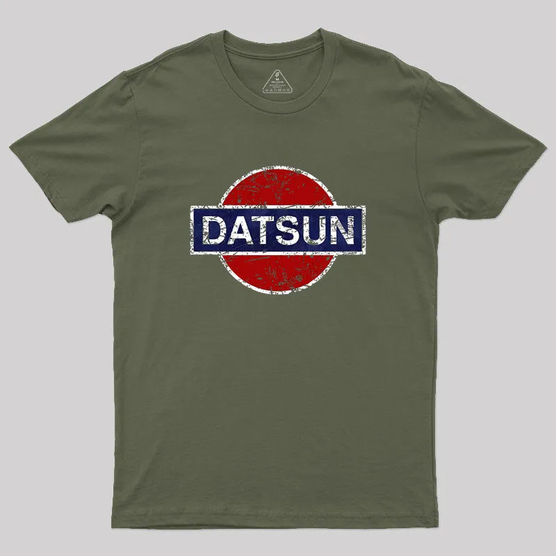 Tiger Datsun Retro Car Geek T-Shirt - Image 2