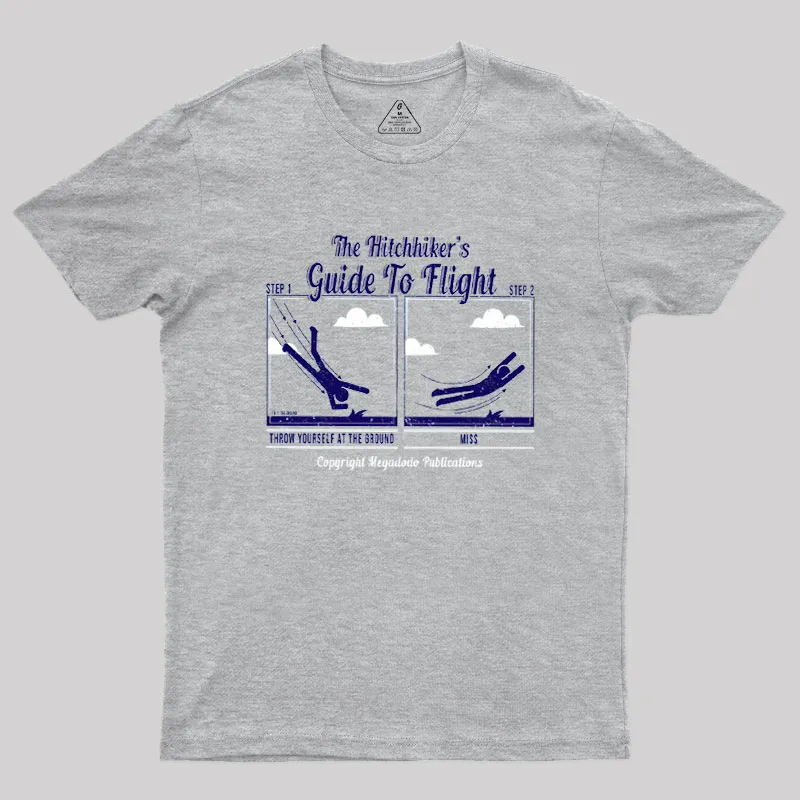 Alternative view of A Guide To Flight Geek T-Shirt