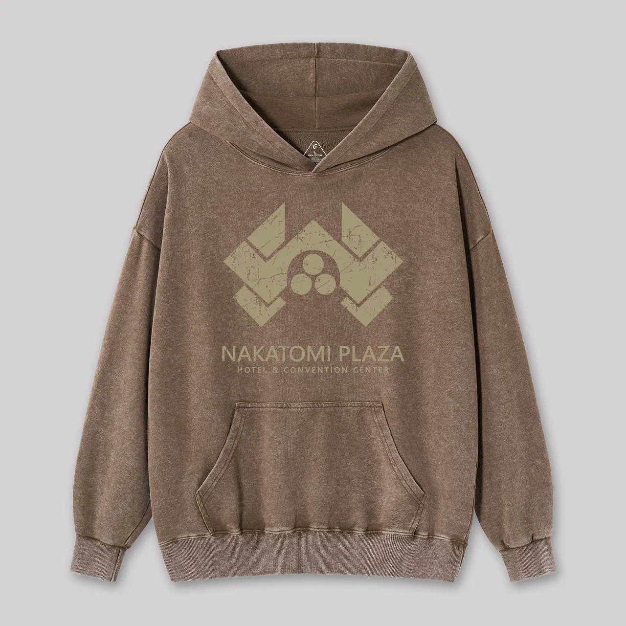 Alternative view of Die Hard Nakatomi Plaza Geek Washed Hoodie