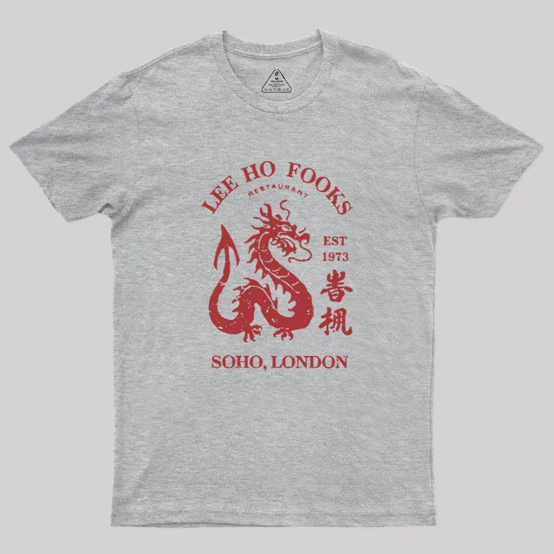 Lee Ho Fooks Red Print Geek T-Shirt - Image 2