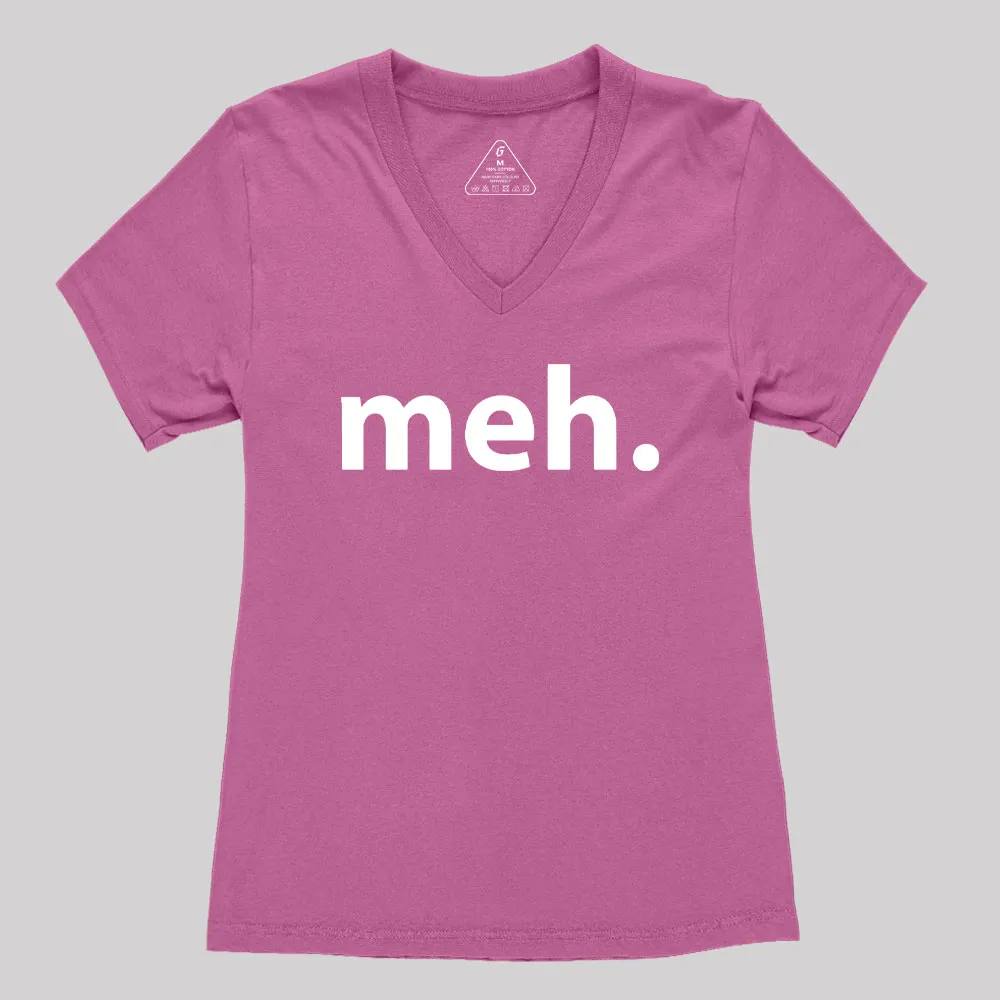 Meh Women's V-Neck T-shirt - Image 2