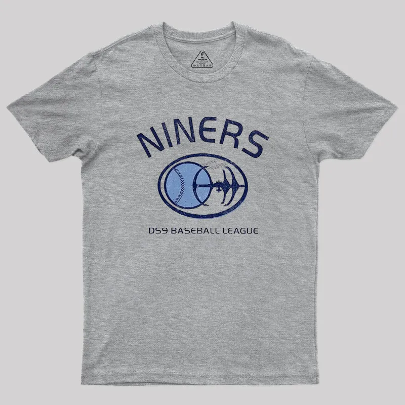 Deep Space Nine Niners DS9 Baseball League Geek T-Shirt