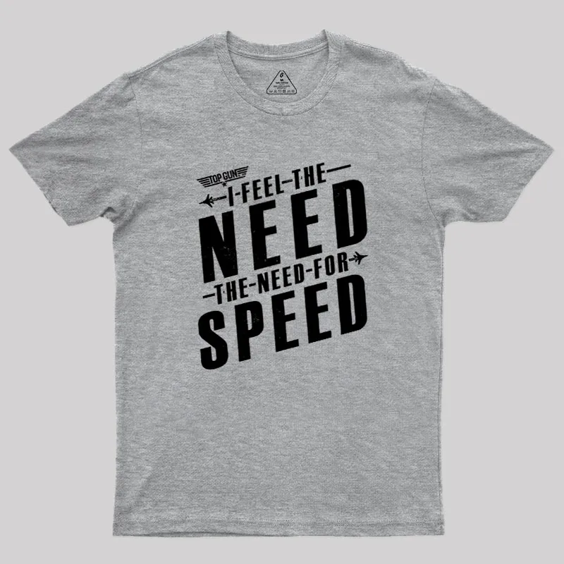 Alternative view of I Feel The Need For Speed Geek T-Shirt