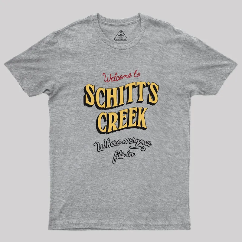 Schitt's Creek Welcome Sign Geek T-Shirt - Image 3
