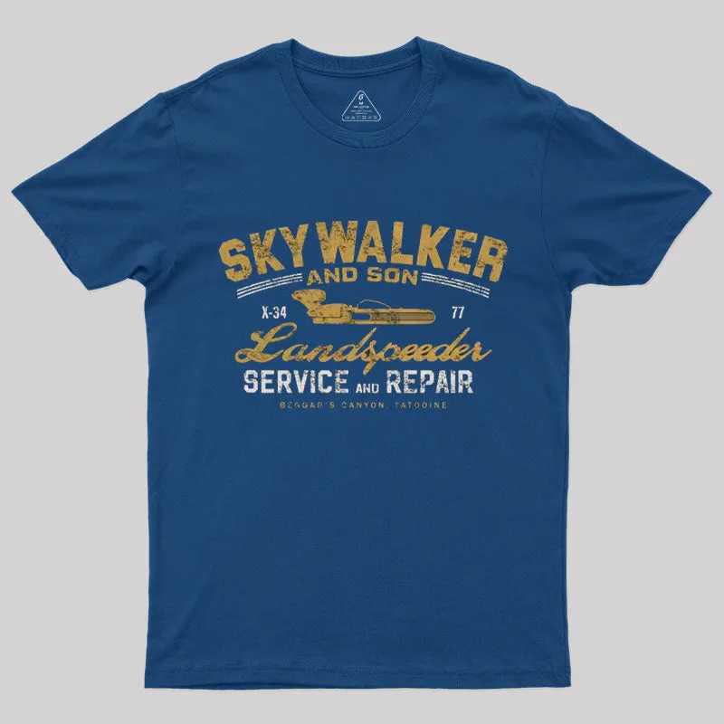 Alternative view of Skywalker & Son Landspeeder Repair T-Shirt
