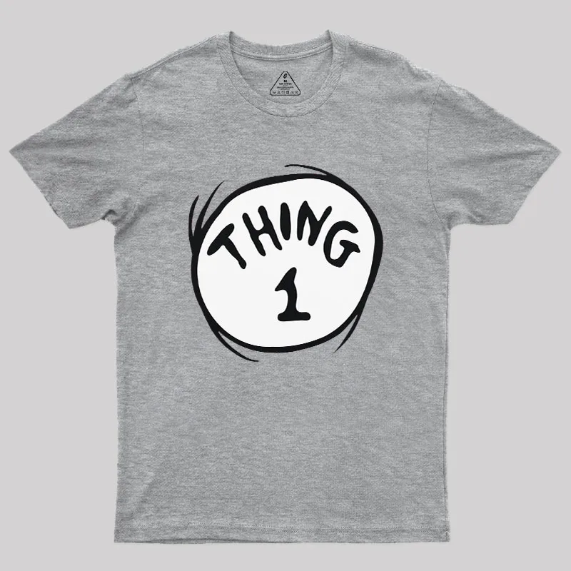 Thing One Cat Geek T-Shirt - Image 4