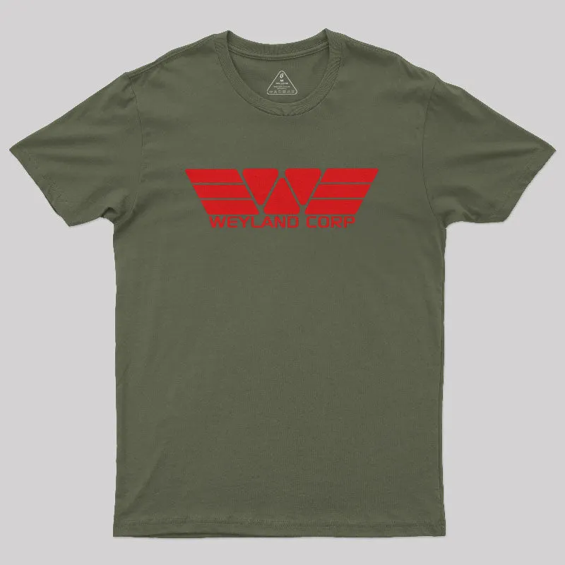 Weyland Corp Nerd T-Shirt - Image 3