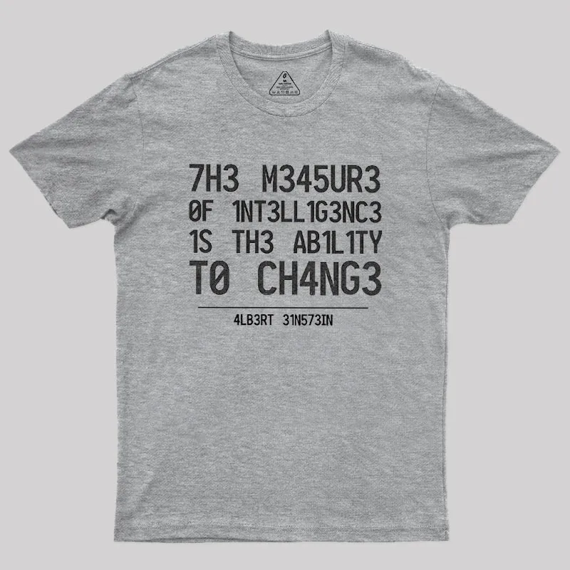 The Measure of Intelligence Geek T-Shirt - Image 4
