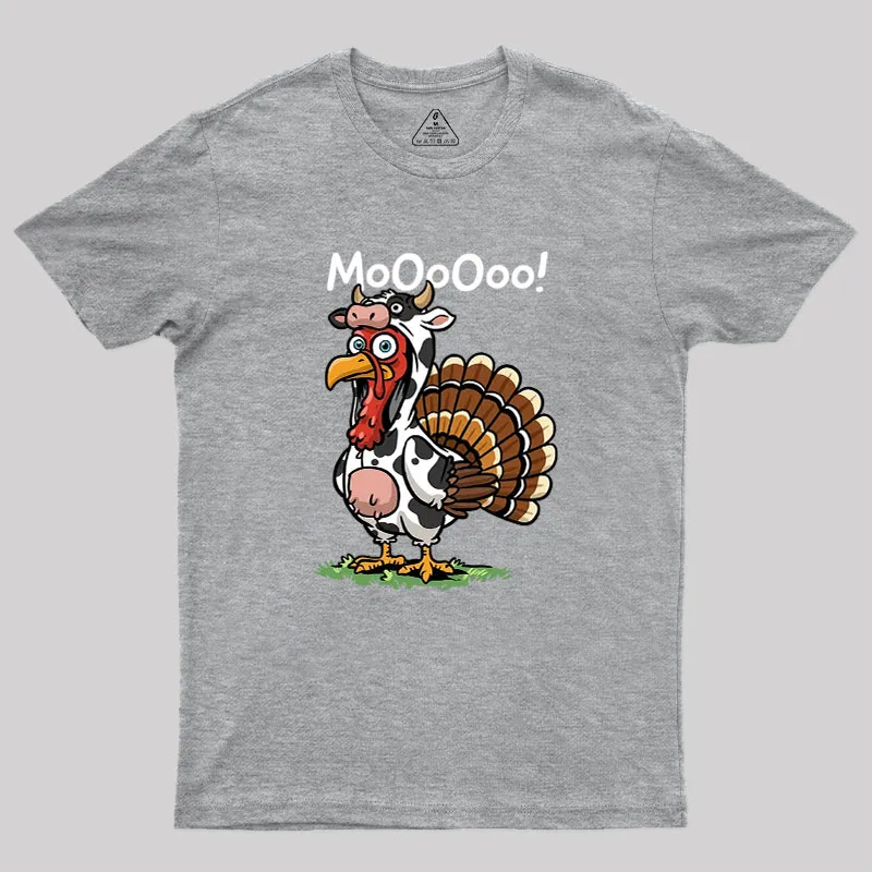 Turkey Moo Geek T-Shirt - Image 4