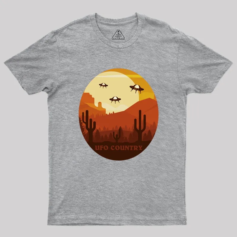 UFO Country Geek T-Shirt - Image 4