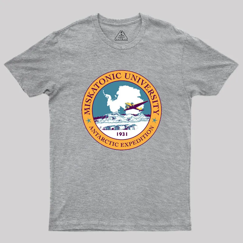 Miskatonic University Antarctic Expedition 1931 Geek T-Shirt - Image 4
