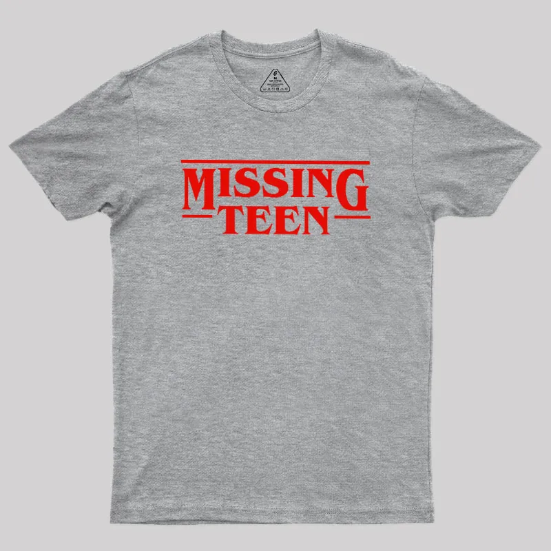 Missing Teen Geek T-Shirt - Image 4