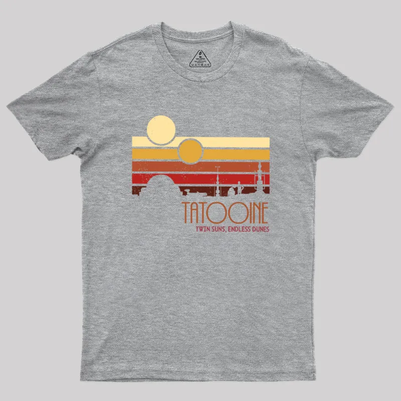 Twin Suns Geek T-Shirt - Image 4