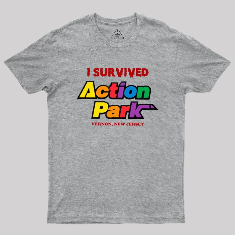 I Survived Action Park Geek T-Shirt - Image 4
