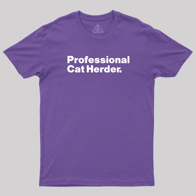 Professional Cat Herder T-Shirt - Image 6