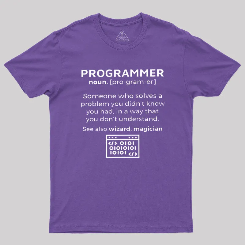 Funny Programmer Definition T-Shirt - Image 6