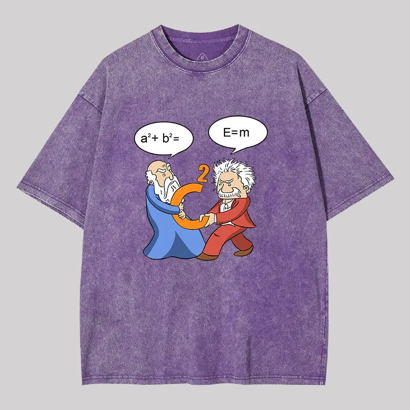 Funny Scientist Washed T-Shirt - Image 6