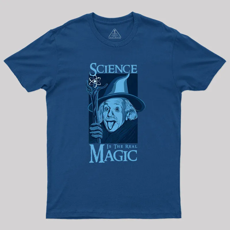 Science Is The Real Magic V2 Geek T-Shirt - Image 2