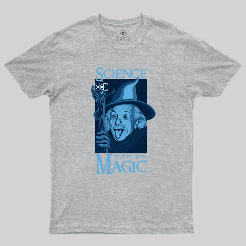 Science Is The Real Magic V2 Geek T-Shirt - Image 4